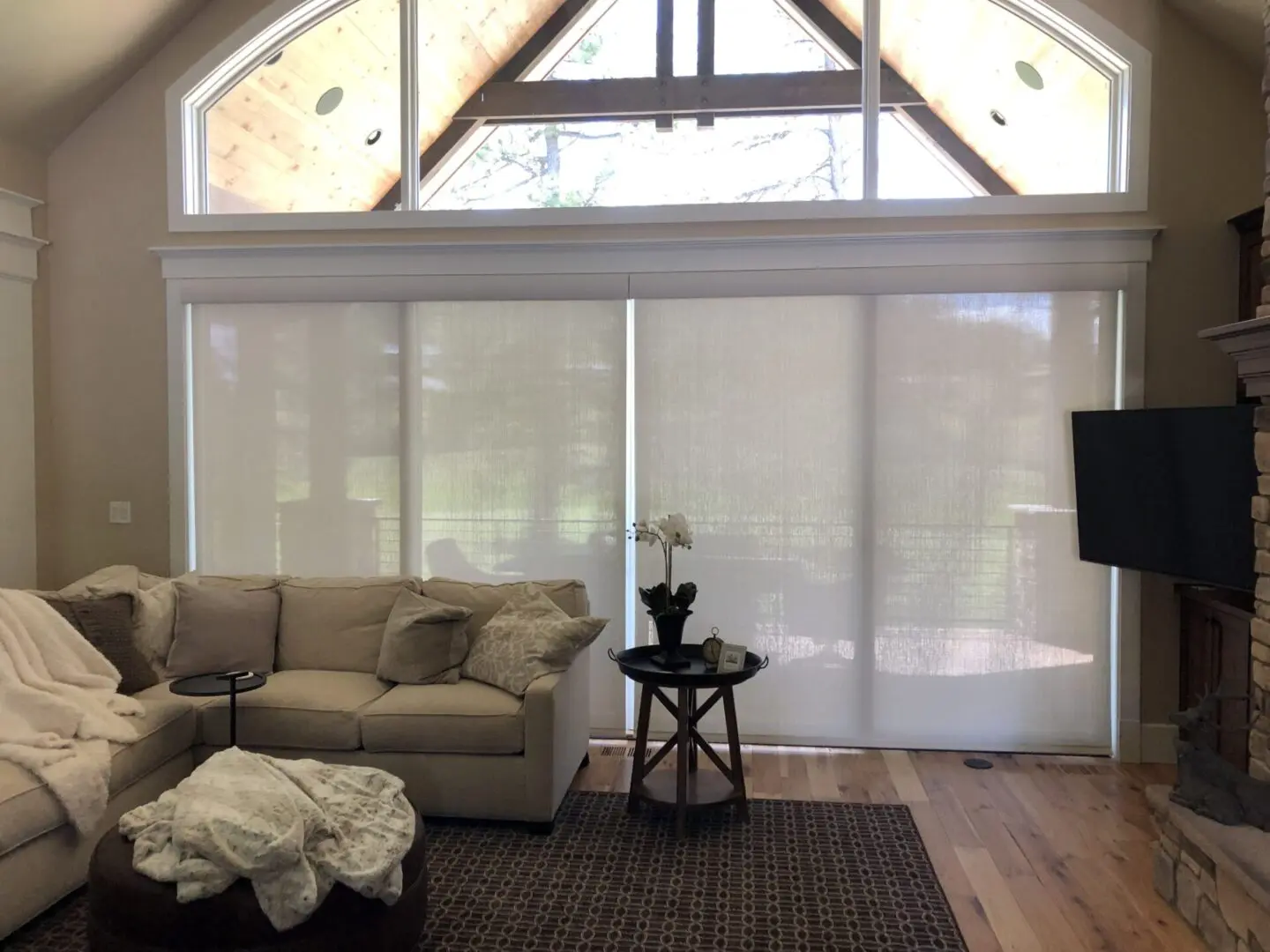 Image of shades in living area